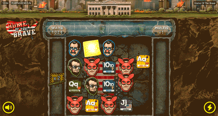 This slot was a continuation of the game Land of The Free, in which the developer depicted the life of an American family