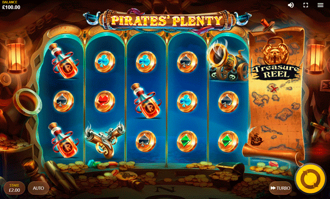 Winning in Pirates Plenty machine