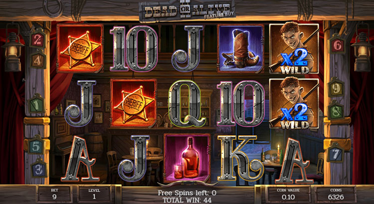High Noon Saloon free spins with multipliers on sticky wilds