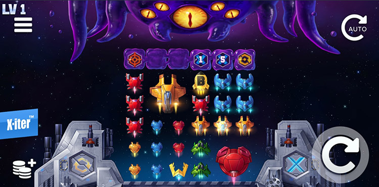 The starting level of the slot