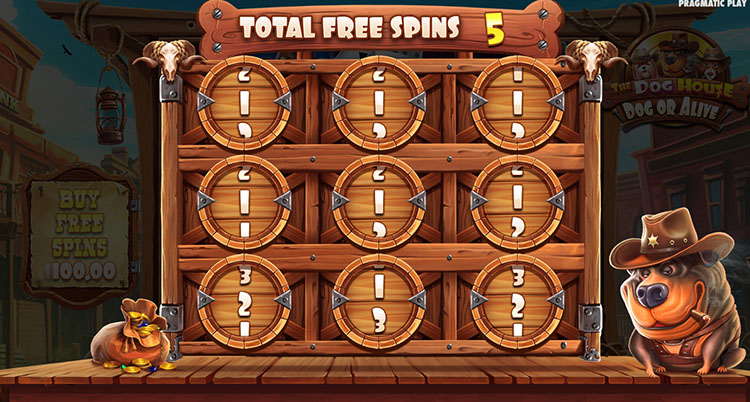 Counter for determining the starting number of spins