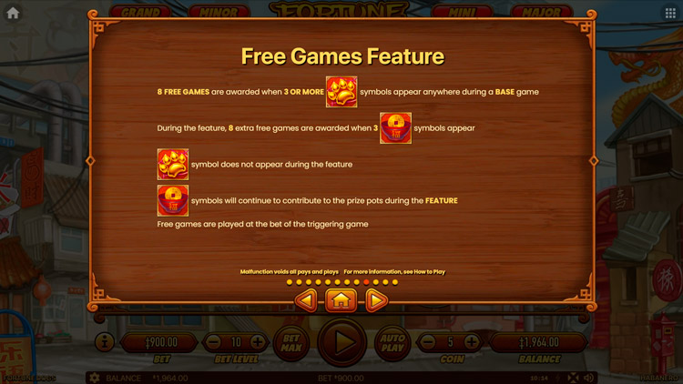Free spins in Fortune Dogs game