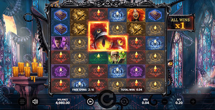 Free spins with sticky wildcard